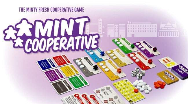 La VF de Mint Coopérative dispo en précommande sur GameOn Tabletop