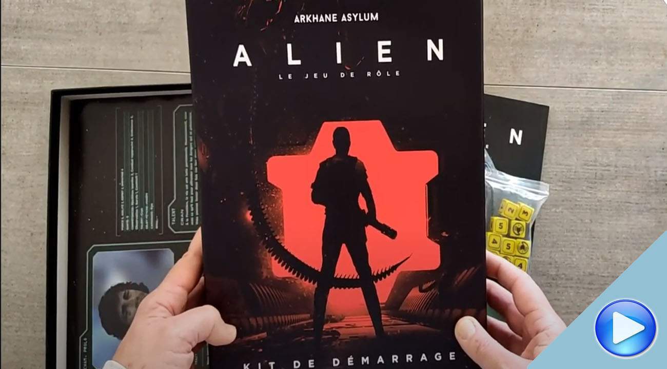 Alien, le jeu de rôle: unboxing et feuilletage express du kit de démarrage