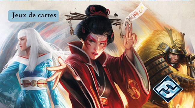 La Légende des 5 Anneaux, le jeu de cartes