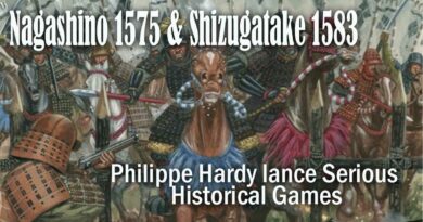 Nagashino 1575 & Shizugatake 1583: le nouveau wargame de Philippe Hardy