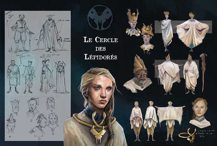 illustrations de la guilde des Lépidorés