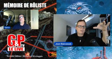 Le live G&P TV: Mémoires de rôliste avec Jean Balczesak