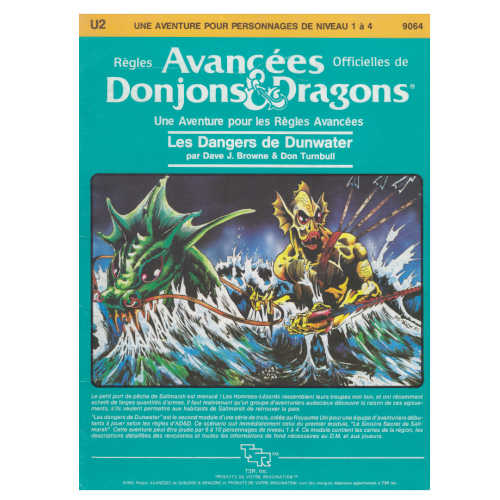 Les Dangers de Dunwater (Supplément AD&D 1ere édition)