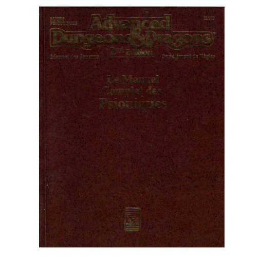 Le Manuel Complet des Psioniques (Supplément Advanced Dungeons & Dragons 2nd Edition)
