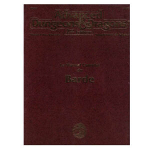 Le Manuel Complet du Barde (Supplément Advanced Dungeons & Dragons 2nd Edition)