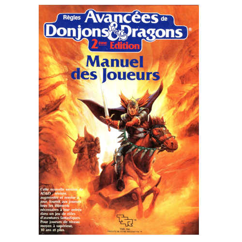 Manuel des Joueurs (Supplément Règles Avancées de Donjons & Dragons)