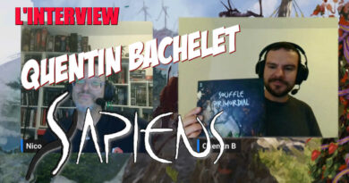 Sapiens: l'interview de Quentin Bachelet